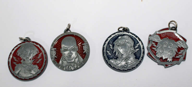 4x Yu-Gi-Oh Medallions