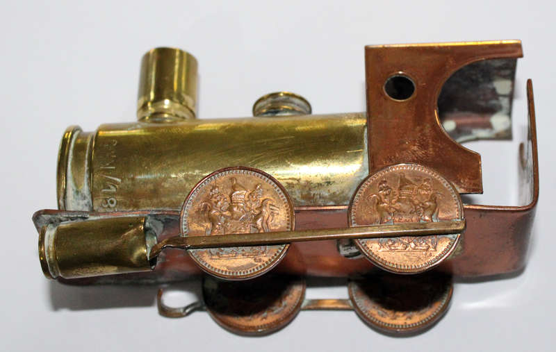 Rhodesian Trench Art train