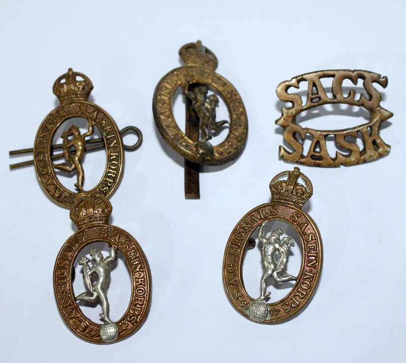 WW2 SA Signals badge lot