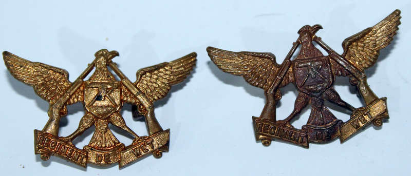 Pair of Regiment De Wet collars