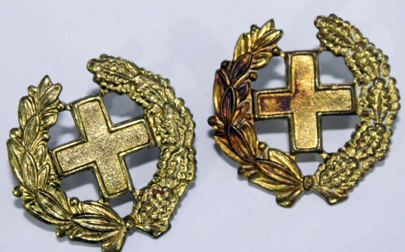 Pair of Red Cross collars