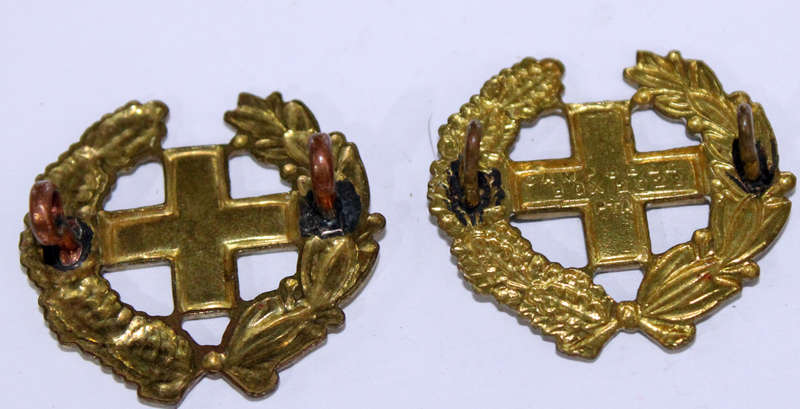 Pair of Red Cross collars