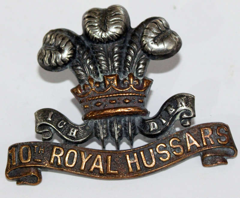 10th Royal Hussars cap badge