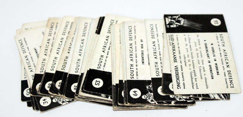 SA Defence cigarette card collection