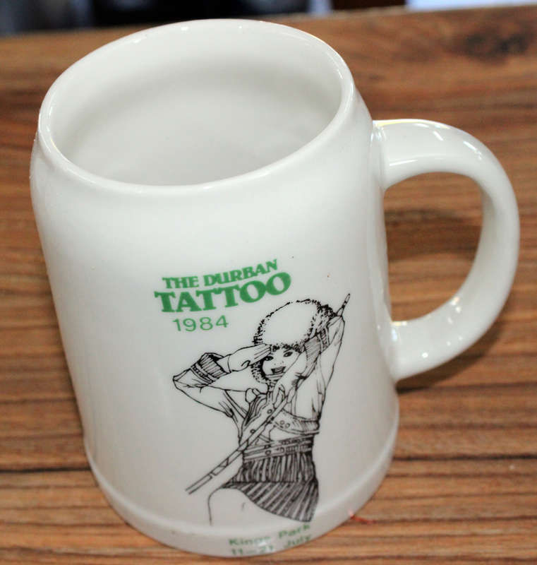 Durban Tattoo beer mug