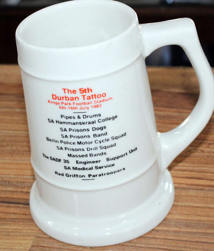 Durban Tattoo beer mug