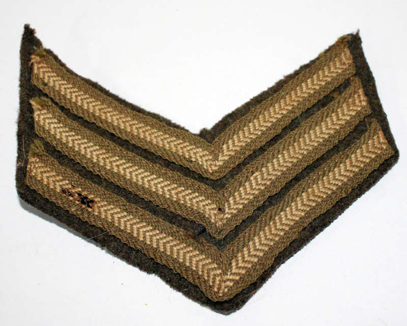 WW2 single sergeant rank