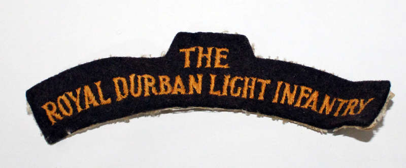 Royal Durban Light Infantry Shoulder title