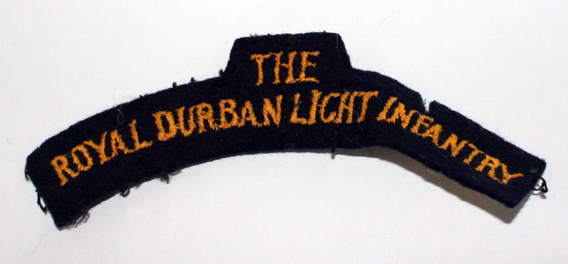 Royal Durban Light Infantry Shoulder title
