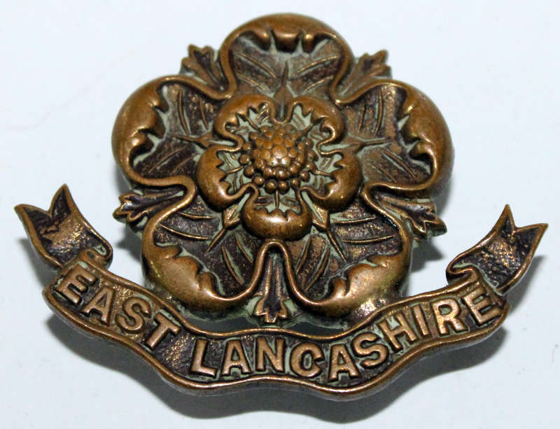 East Lancashire Regiment collar badge
