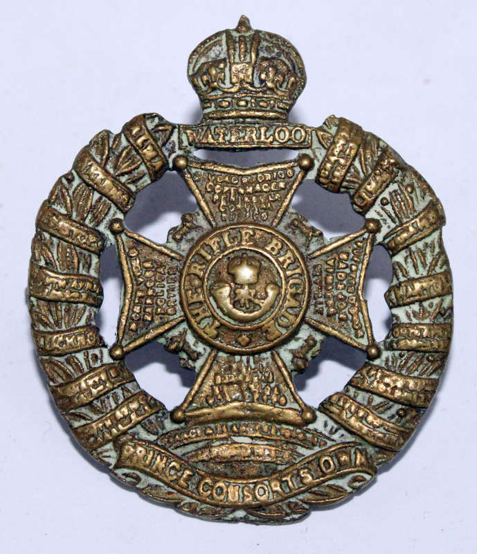 Rifle Brigade collar badge