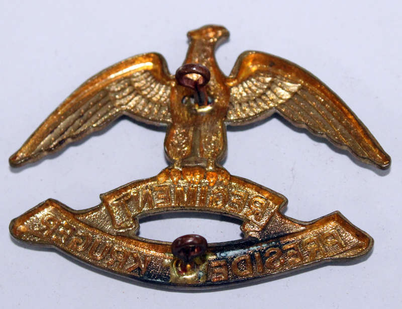 Regiment President Kruger cap badge