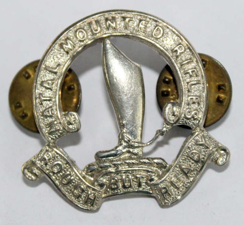 Natal Mounted Rifles collar badge