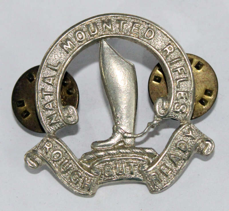 Natal Mounted Rifles collar badge