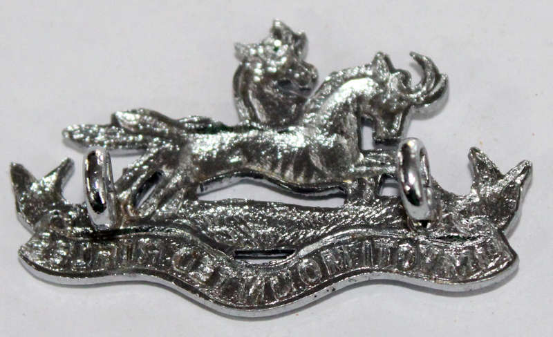 Umvoti Mounted Rifles collar badge