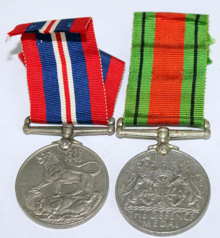 Pair named WW2 medals