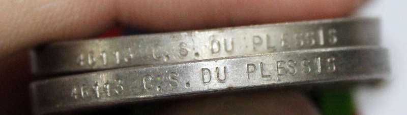 Pair named WW2 medals