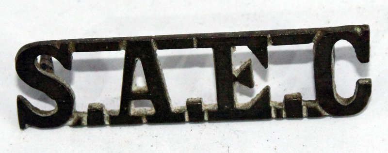 SA Engineering Corps shoulder title variant