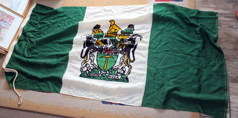Period original Rhodesian flag