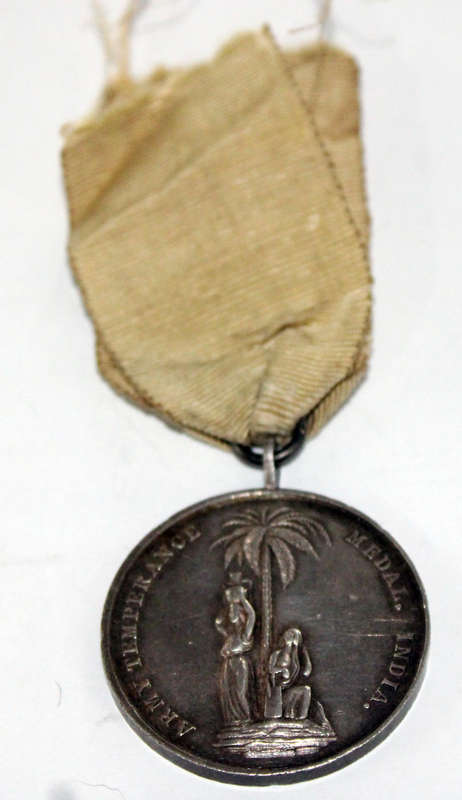 Army Temperance Medal, India