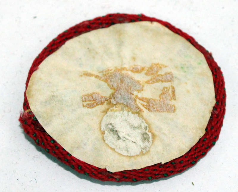 Colonial Italian badge backing