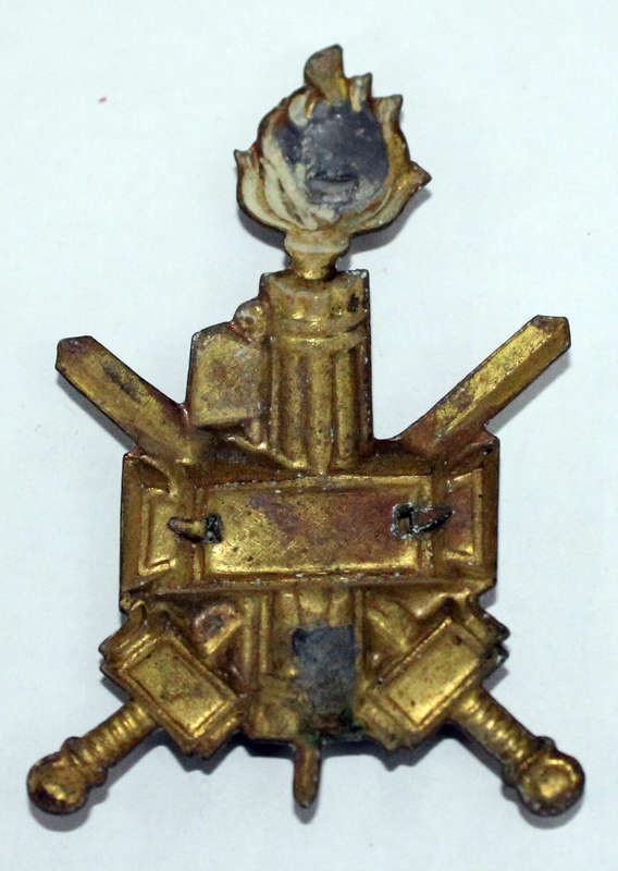 Italian Colonial Blackshirts '128' badge