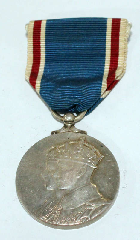 Full size George VI coronation medal