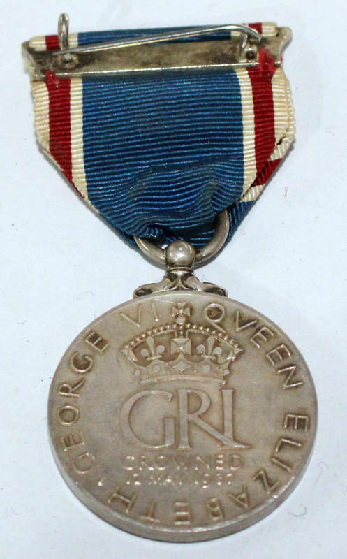 Full size George VI coronation medal