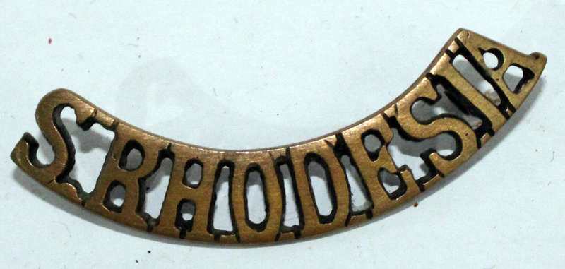 Southern Rhodesia shoulder title