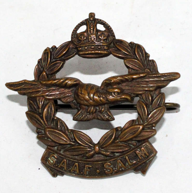 WW2 SAAF cap badge