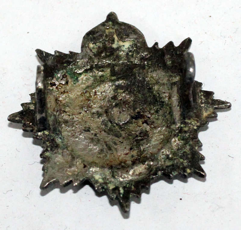 SA Service corps cast cap badge