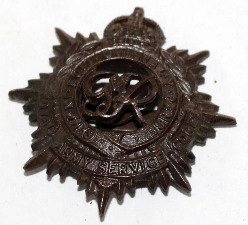 British Army Service Corps cap badge