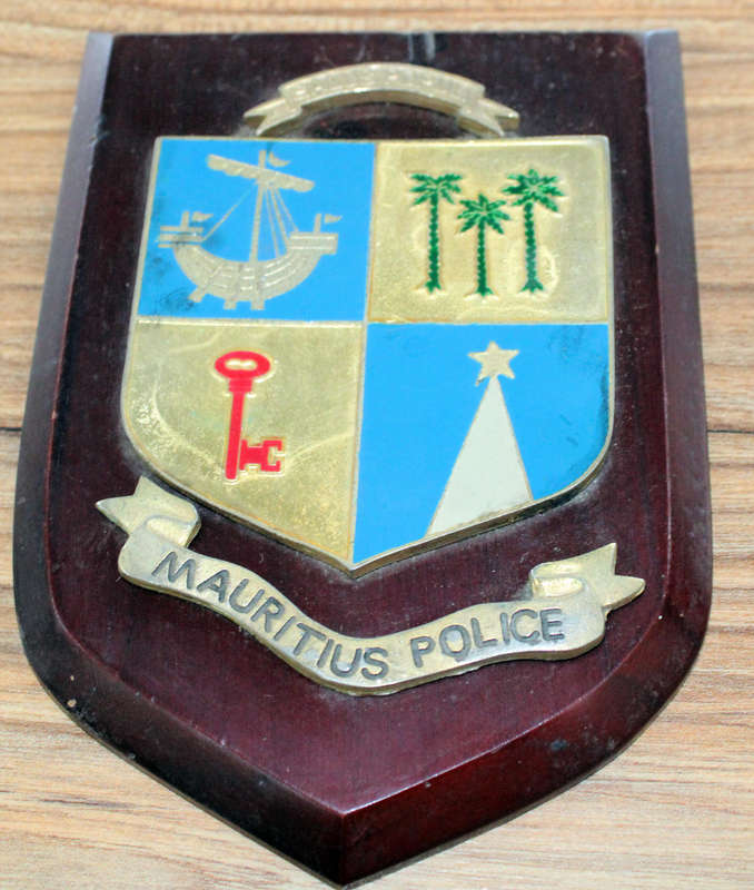 Mauritius Police Plaque
