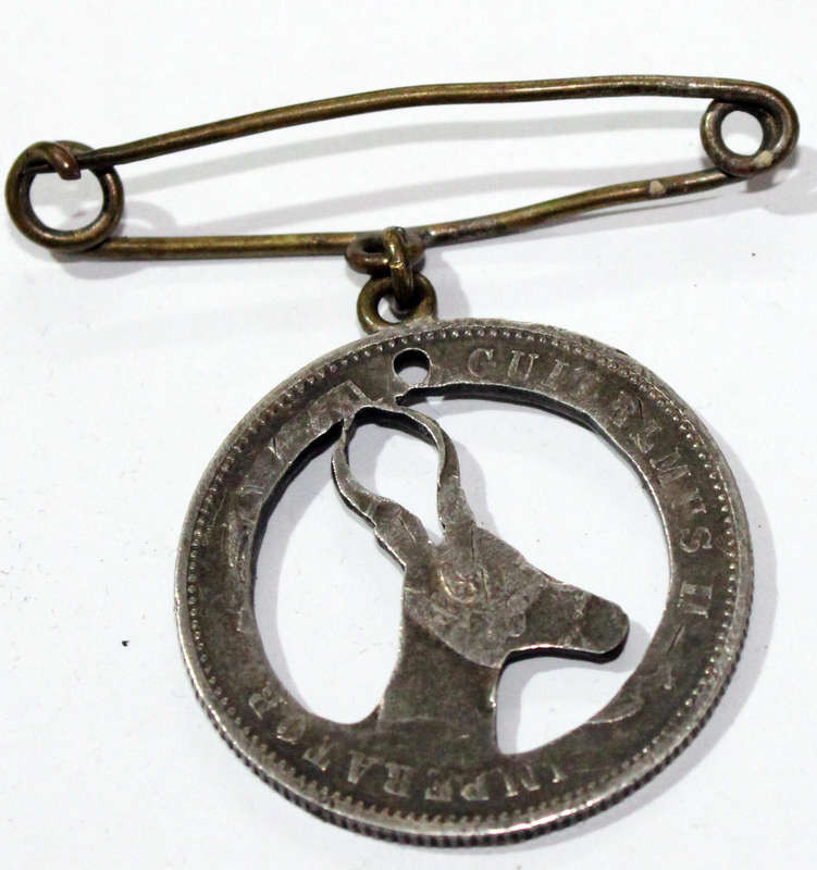 WW1 South African trench art coin