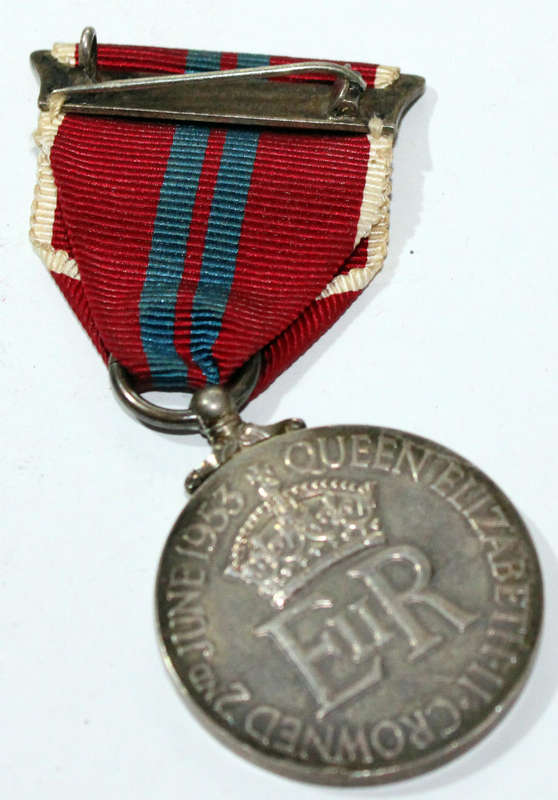 Queen Elizabeth II coronation medal