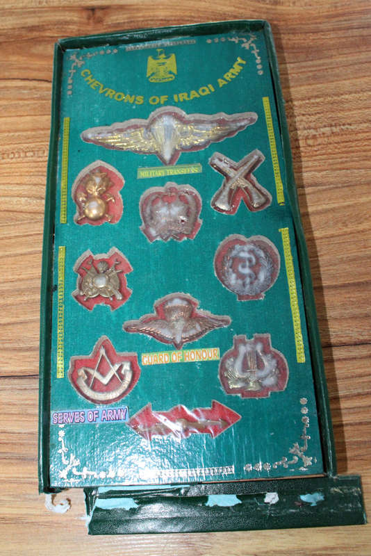 Iraqi Army cast souvenir badges