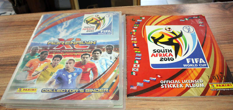 World Cup 2010 trading card and sticker album combo