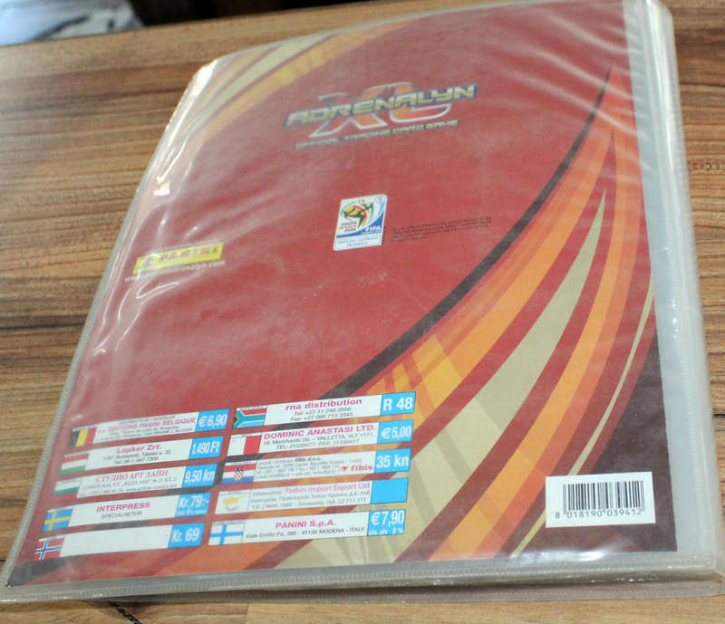 World Cup 2010 trading card and sticker album combo