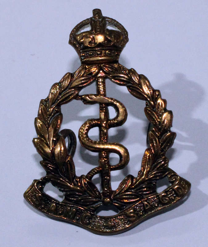 WW2 SA Medical Corps cap badge