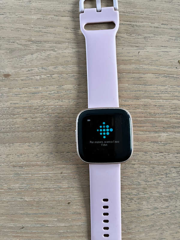 fitbit versa 2 smartwatch (copper & rose)