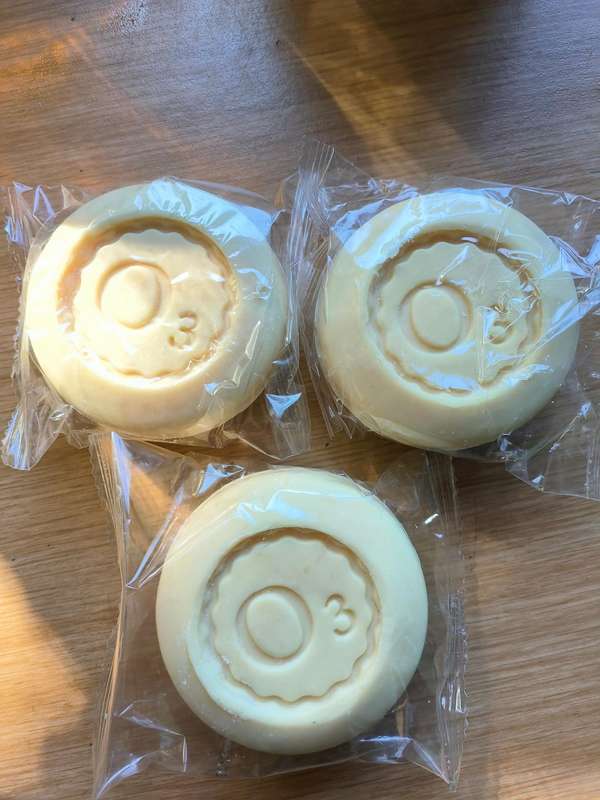 Ozone Soap with essential oil of lemongrass.
