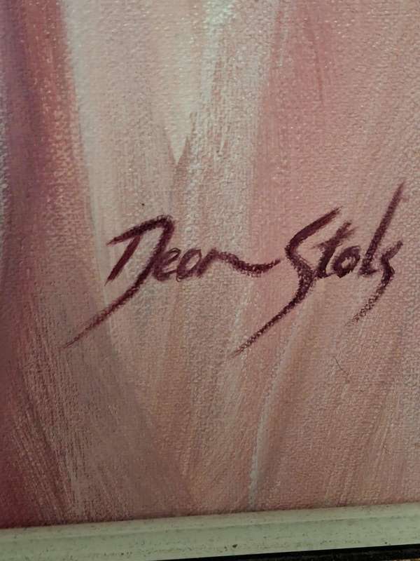 DEON STOLZ-LADY IN PINK 700mmx1000mm