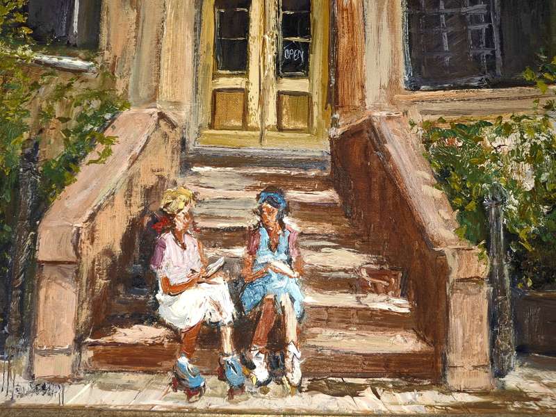 CORNE' WEIDEMAN - "TWO GIRLS ON THE STEP"