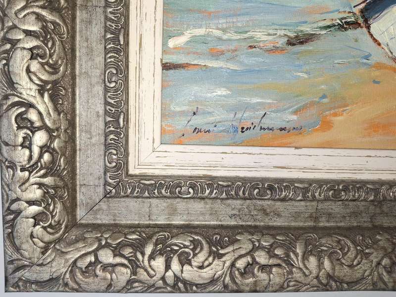 CORNE' WEIDEMAN - "BOAT ON THE BEACH" 400 mm x300mm