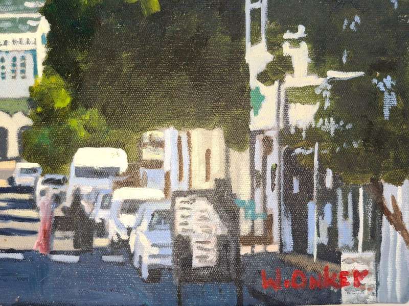 WILLEM ONKER-CAPE DUTCH CHURCH IN GRAAFF REINET 600mmx450mm