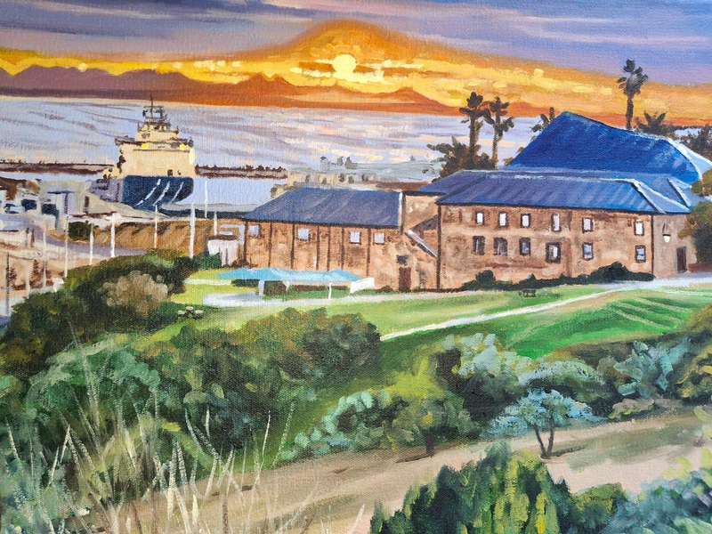 WILLEM ONKER-MOSSEL BAY HARBOUR 600mm x450mm