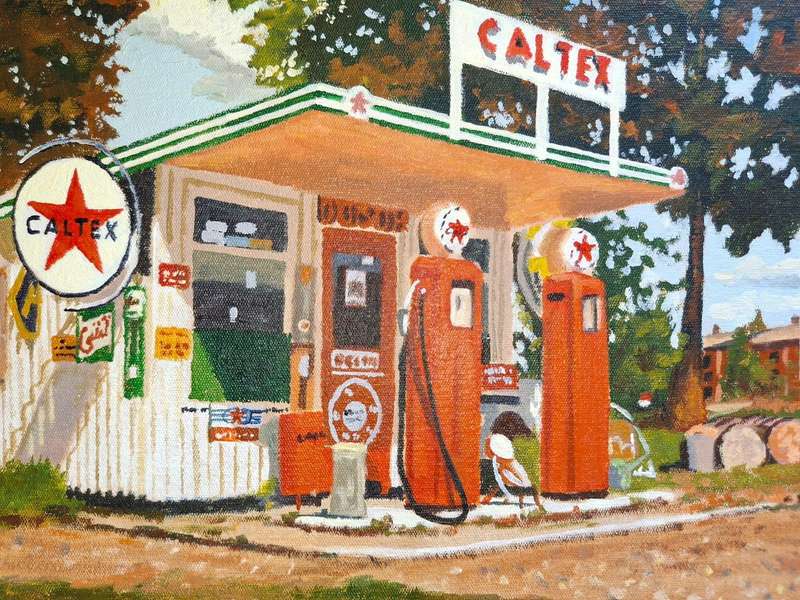 WILLEM ONKER-CALTEX PETROL STATION  460mmx360mm