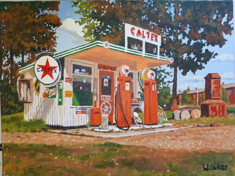 WILLEM ONKER-CALTEX PETROL STATION  460mmx360mm