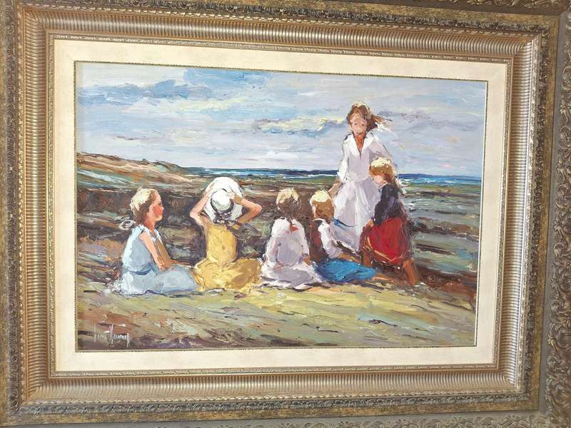 CORNE' WEIDEMAN - "WOMAN WITH CHILDREN" 750mmx500mm