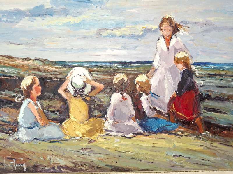 CORNE' WEIDEMAN - "WOMAN WITH CHILDREN" 750mmx500mm